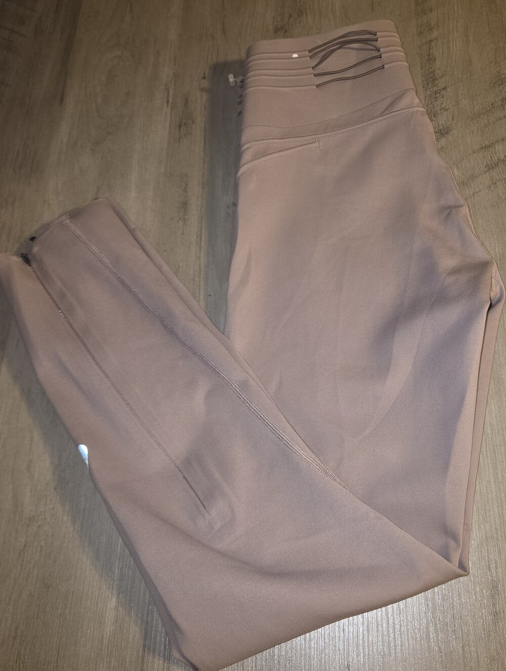 Nike Swift High Rise 7/8 Running Leggings Mauve Mink Brown Pocket Size XS